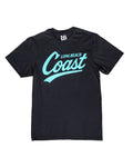 Long Beach Coast Logo Adult Black T-Shirt