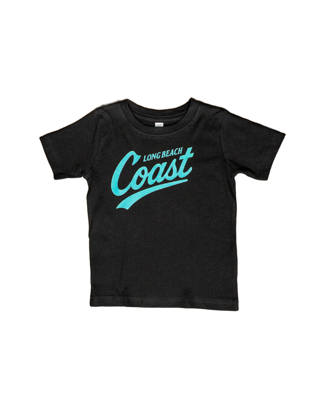 Long Beach Coast Logo Youth Black T-Shirt