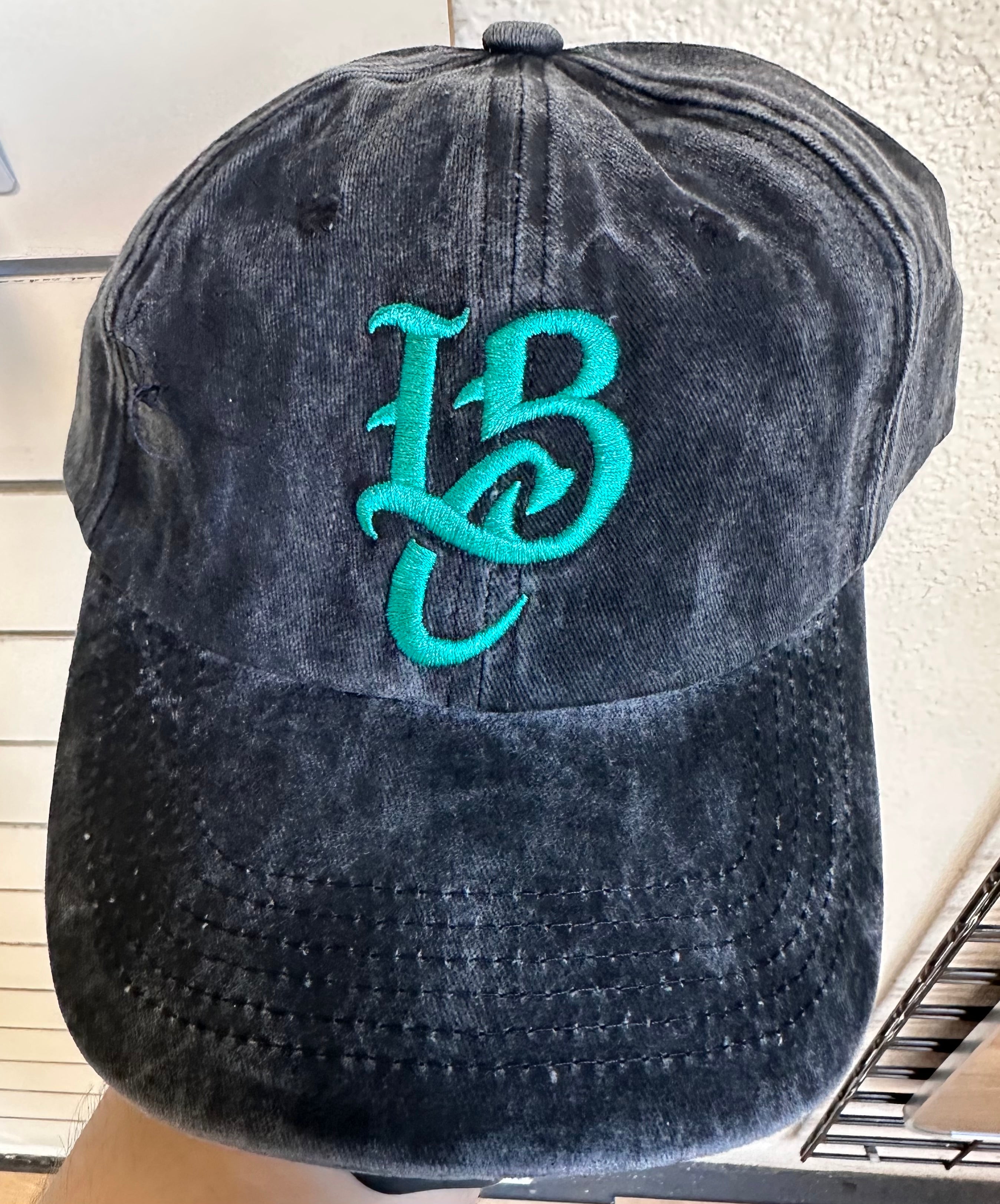 LBC Logo Black Denim Unstructured Dad Hat