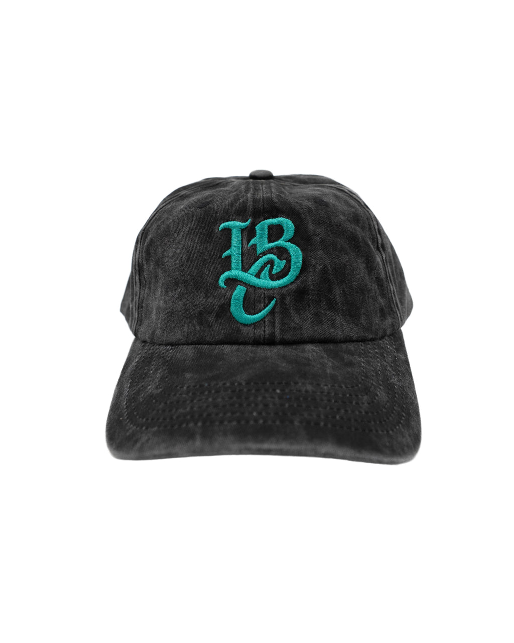 LBC Logo Black Denim Unstructured Dad Hat