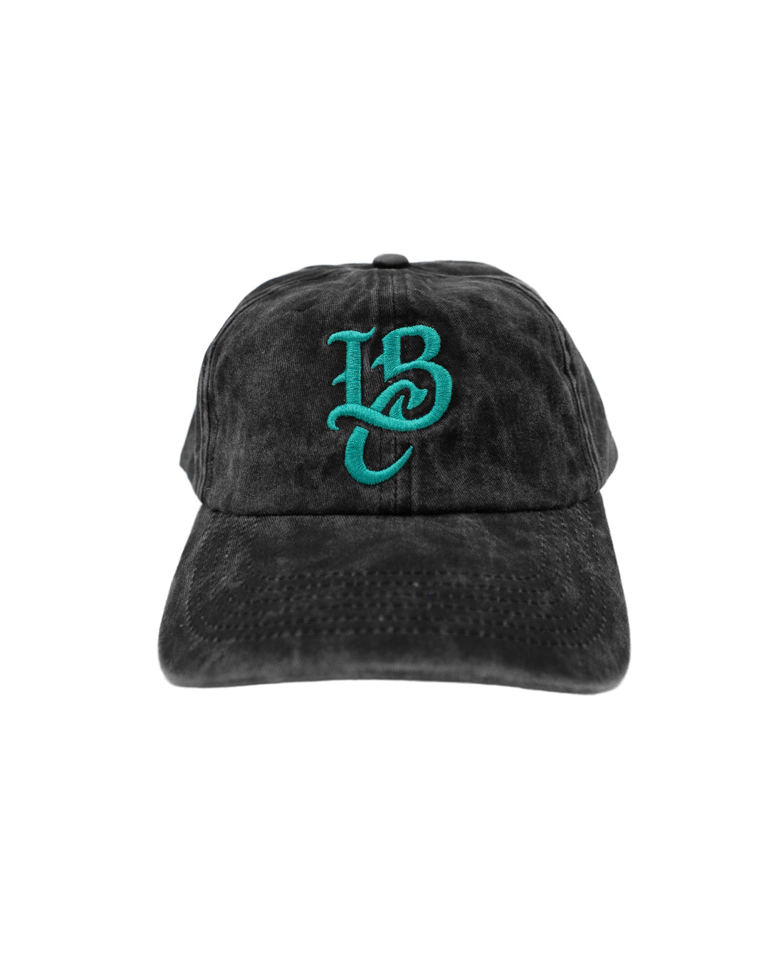 LBC Logo Black Denim Unstructured Dad Hat