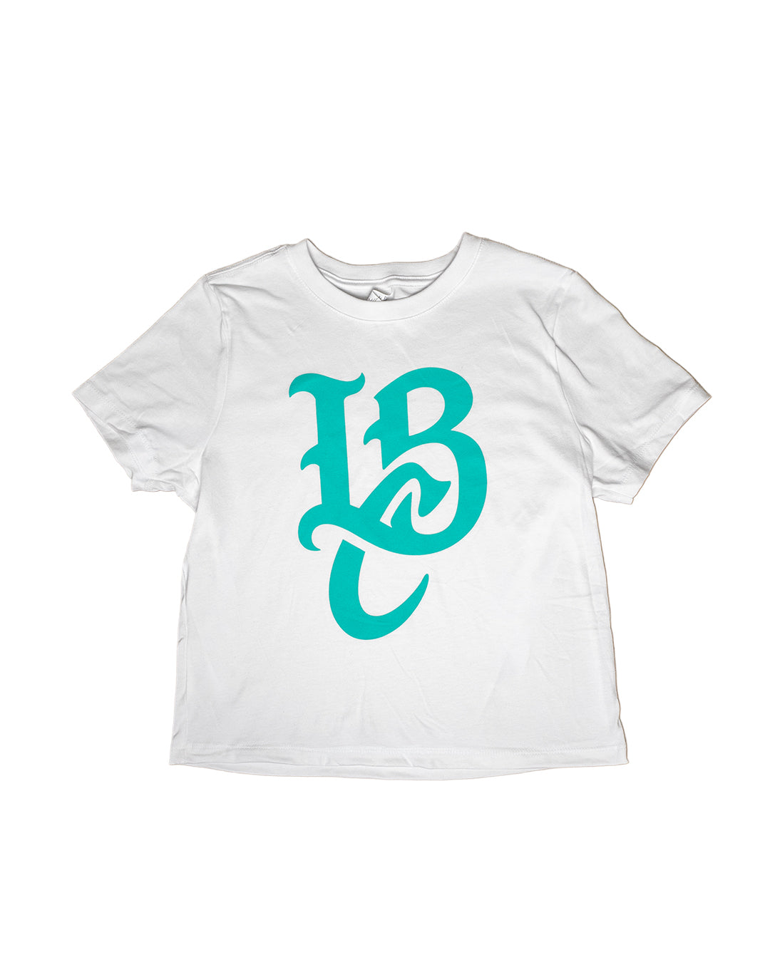 LBC Logo Women's White Boxy T-Shirt
