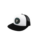 Kids LBC Patch White & Black Foam Trucker Curved Bill Snapback