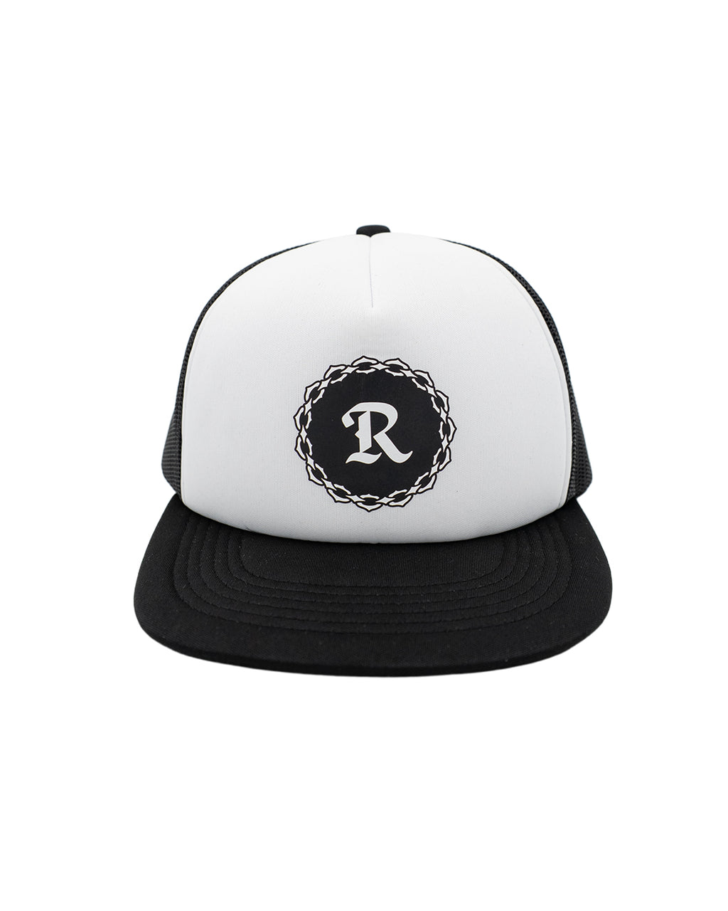 Long Beach Regulators "R" Chain White & Black Foam Trucker Snapback Hat