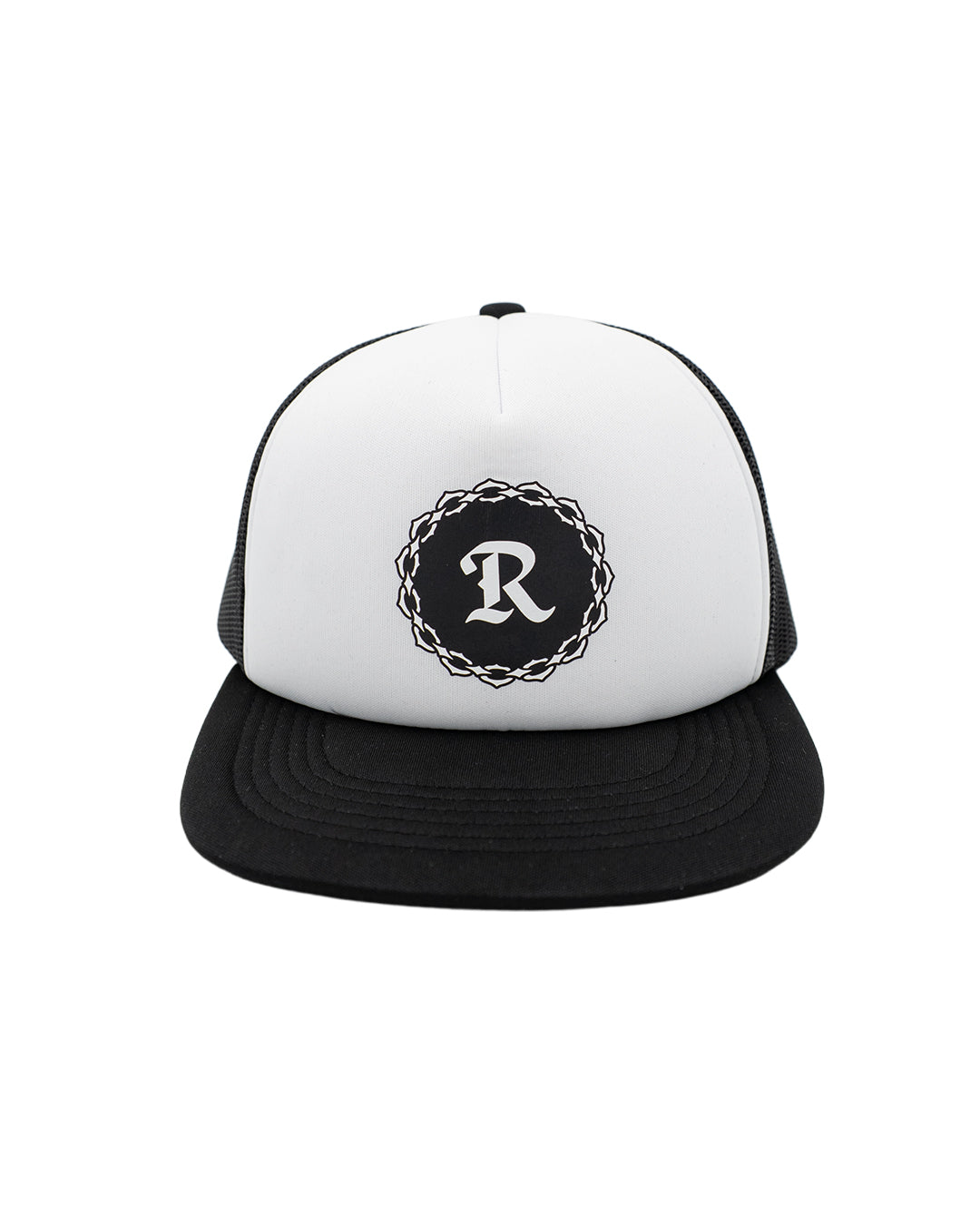 Kids Long Beach Regulators "R" Chain White & Black Foam Trucker Snapback Hat