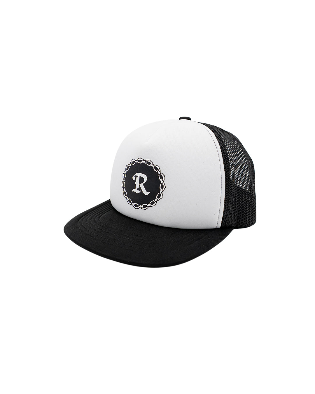 Kids Long Beach Regulators "R" Chain White & Black Foam Trucker Snapback Hat