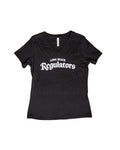 Regulators Women's Black V-neck Shirt