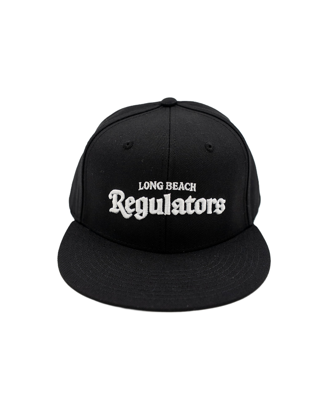 Long Beach Regulators Logo Black Snapback Hat