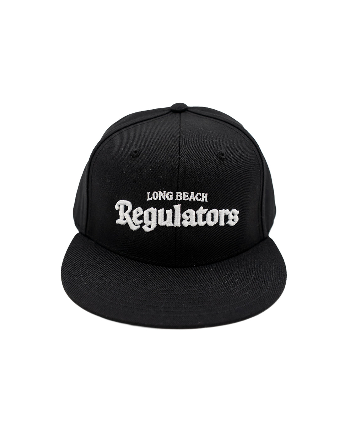 Long Beach Regulators Logo Black Snapback Hat