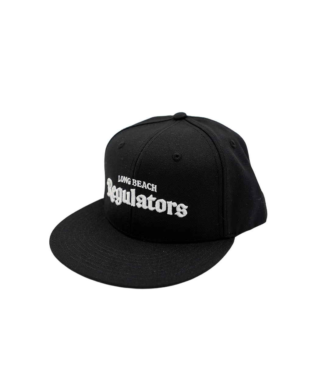 Long Beach Regulators Logo Black Snapback Hat