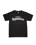 Long Beach Regulators Logo Adult Black T-shirt