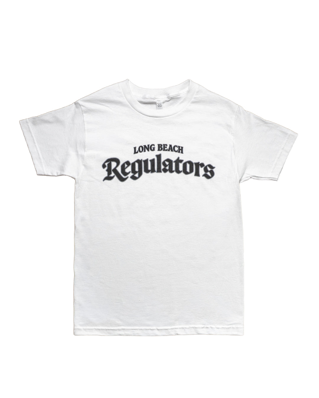 Long Beach Regulators Logo Adult White T-shirt